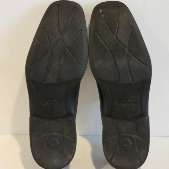 ECCO Helsinki Men\'s Slip On Comfort Dress Shoes Size EU 47 US 13 Black Leather